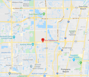 Byte Solutions Computer Support Pompano Beach Florida Map 2450 W Sample Rd